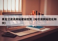 黑龙江资讯网站建设优势（哈尔滨网站优化如何）